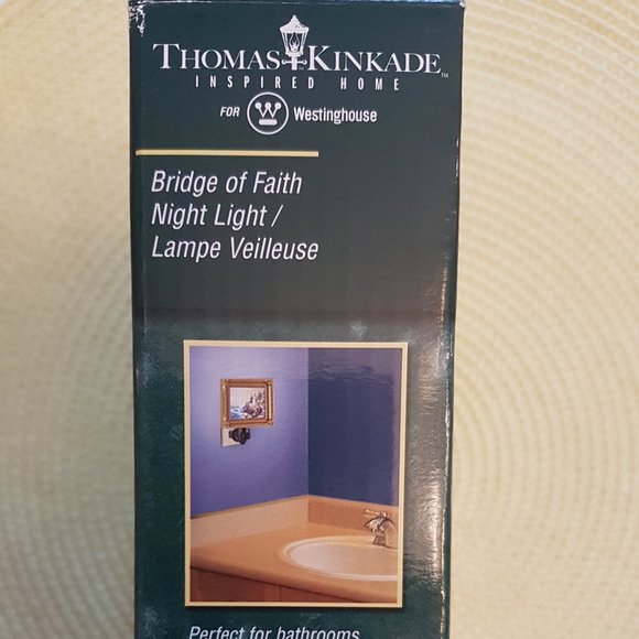 Thomas Kinkade Bridge of Faith Night Light - Picture 7 of 9
